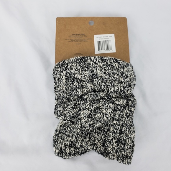 Sperry Boot Topper Knit Black White OS - Picture 3 of 3